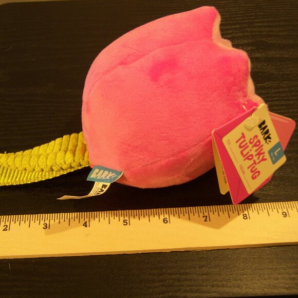 Bark Vibrant Pink Tulip Dog Toy - Picture 1 of 4